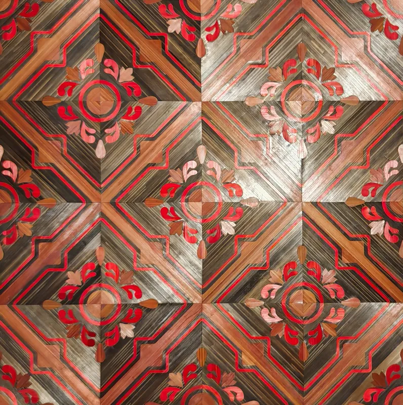 carreaux-ciment Gibbs rouge